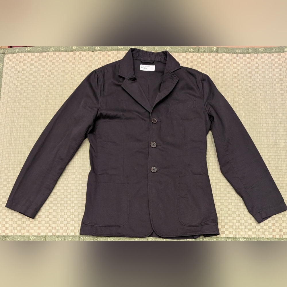 Universal Works Cotton Blazer Black Men's Size S/M *See Measurements